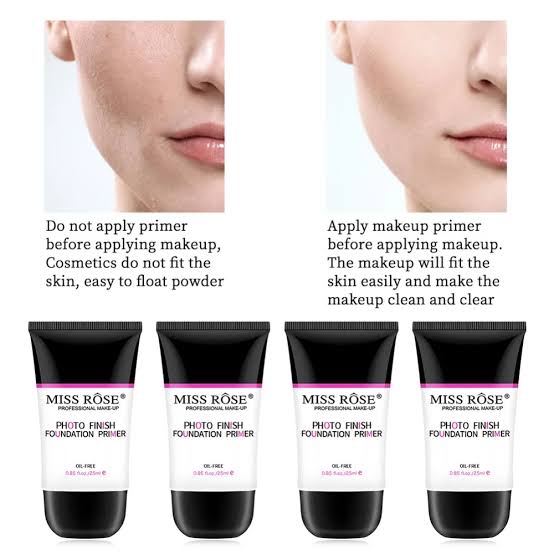 Miss Rose Photo Finish Primer – Flawless & Long-Lasting Base