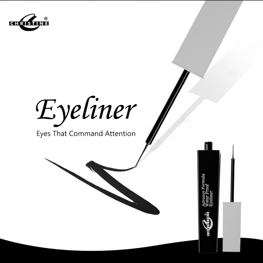 Christine Eyeliner – Intense Black & Waterproof Finish