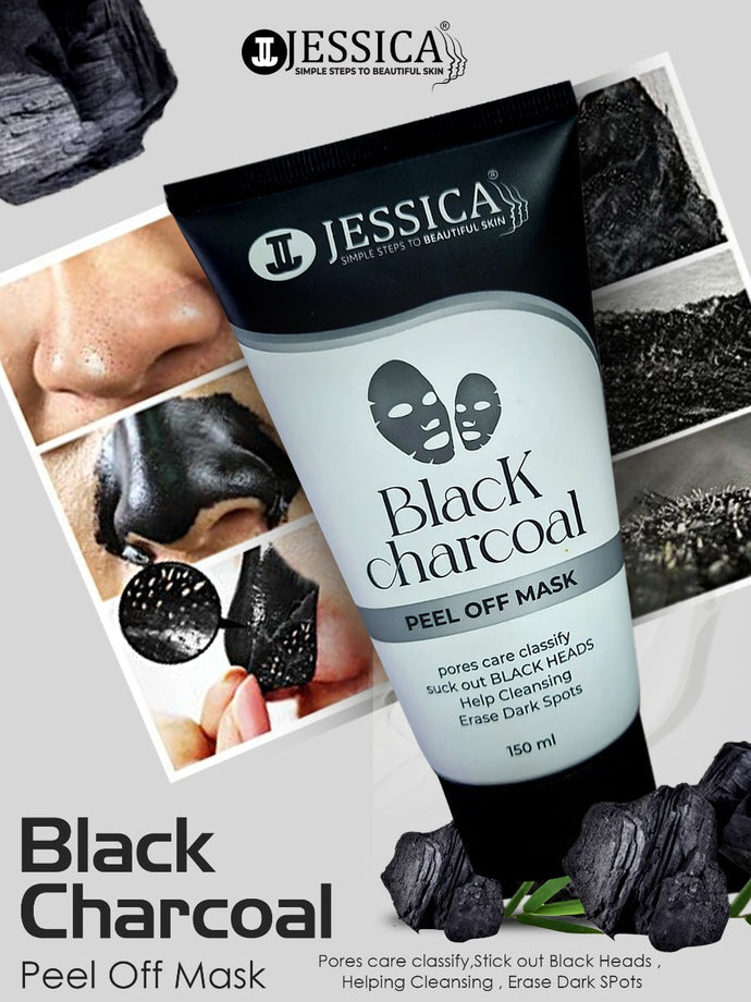 Jessica Black Charcoal Peel Off Mask