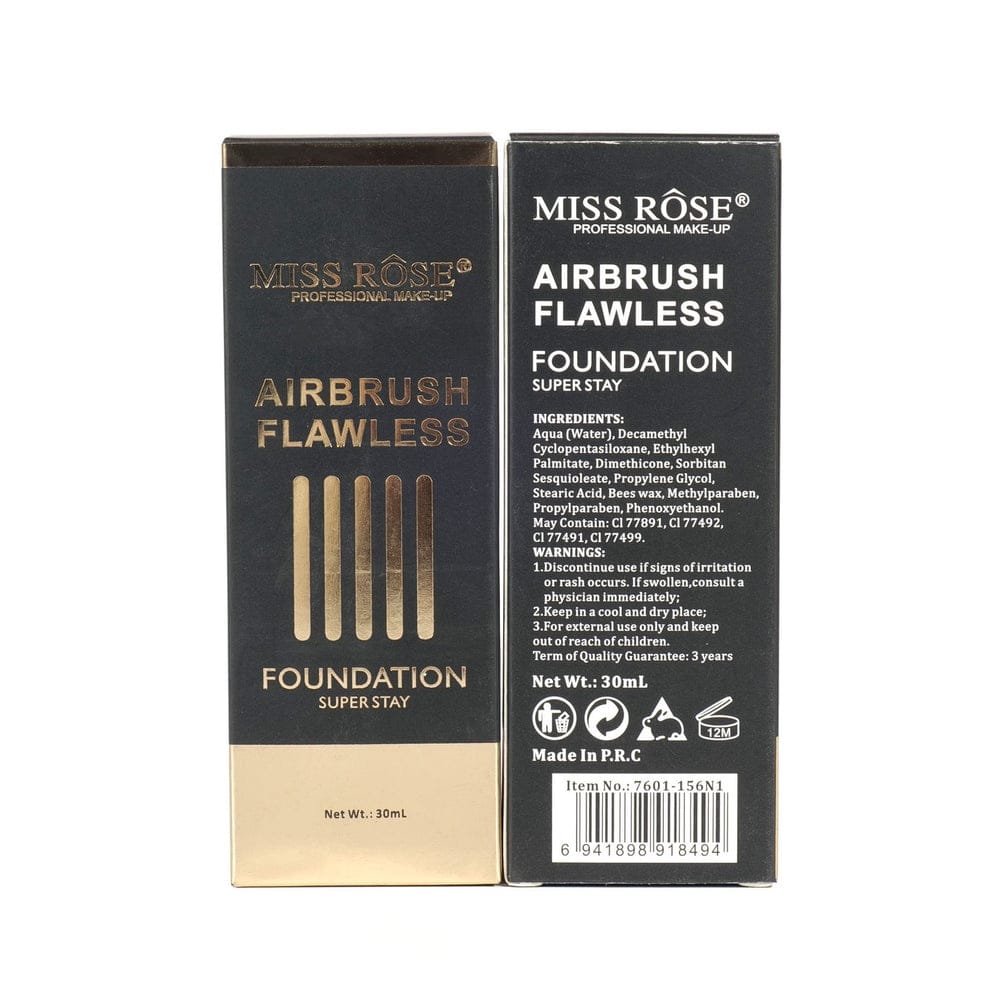 Miss Rose Airbrush Flawless Foundation – Smooth & Long-Lasting Coverage