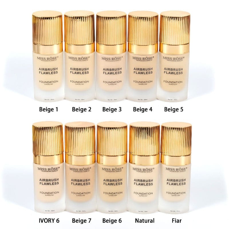 Miss Rose Airbrush Flawless Foundation – Smooth & Long-Lasting Coverage
