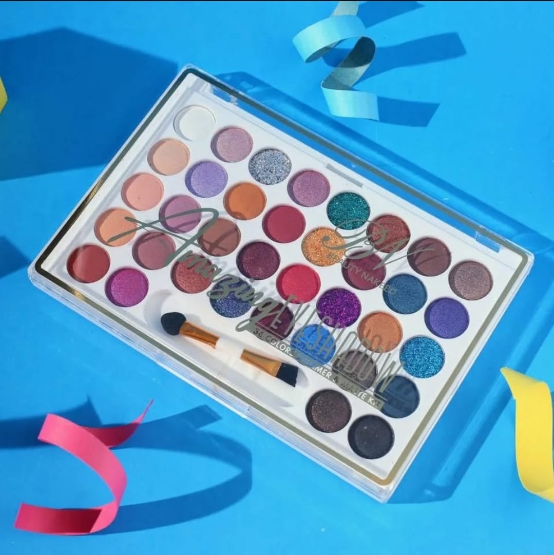 Beauty Naked 36-Color Eyeshadow Palette – Shimmer & Matte Kit