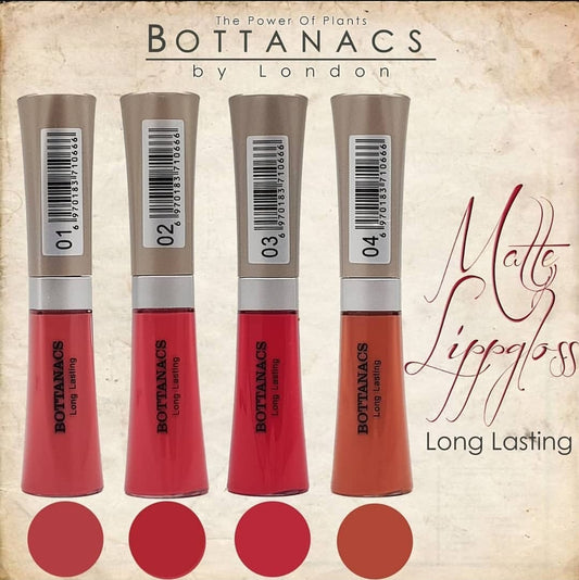 Bottanacs Matte Lipgloss – Long Lasting & Waterproof