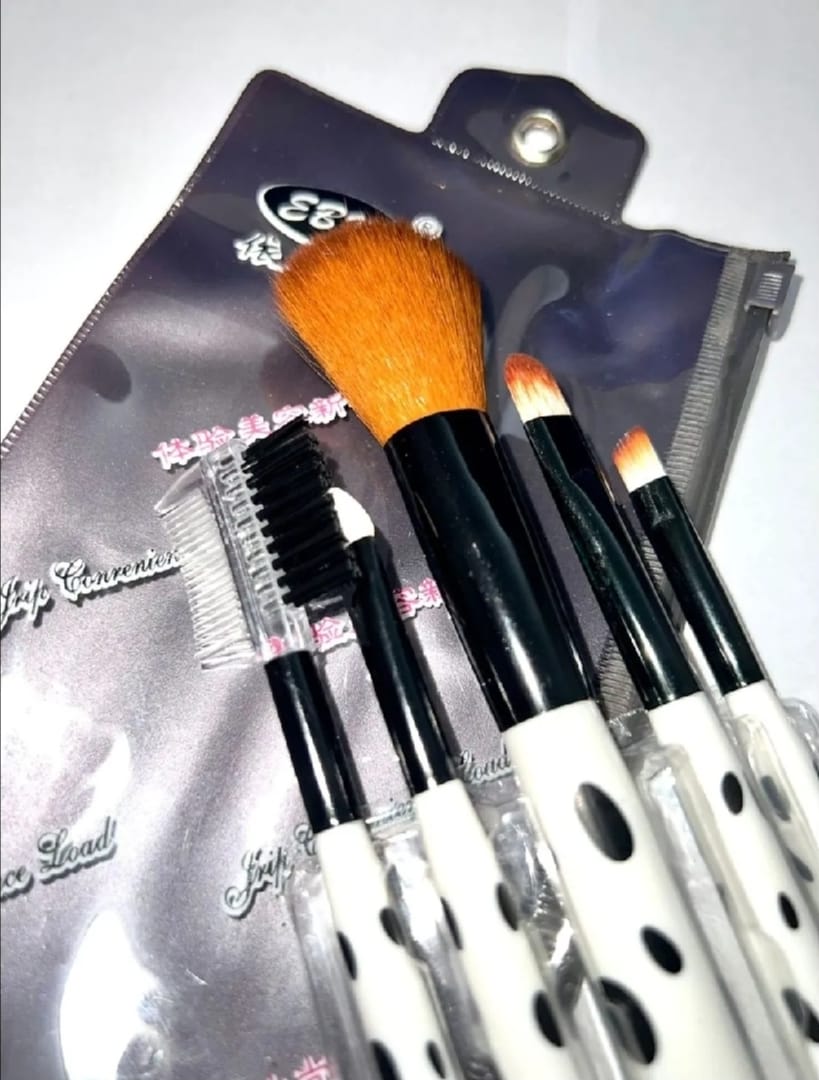5-Piece Basic Makeup Brush Set