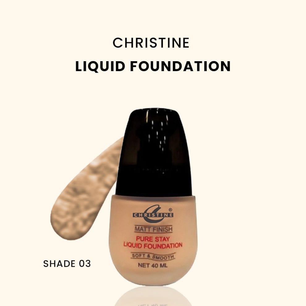 Christine Liquid Foundation – Flawless & Long-Lasting Coverage