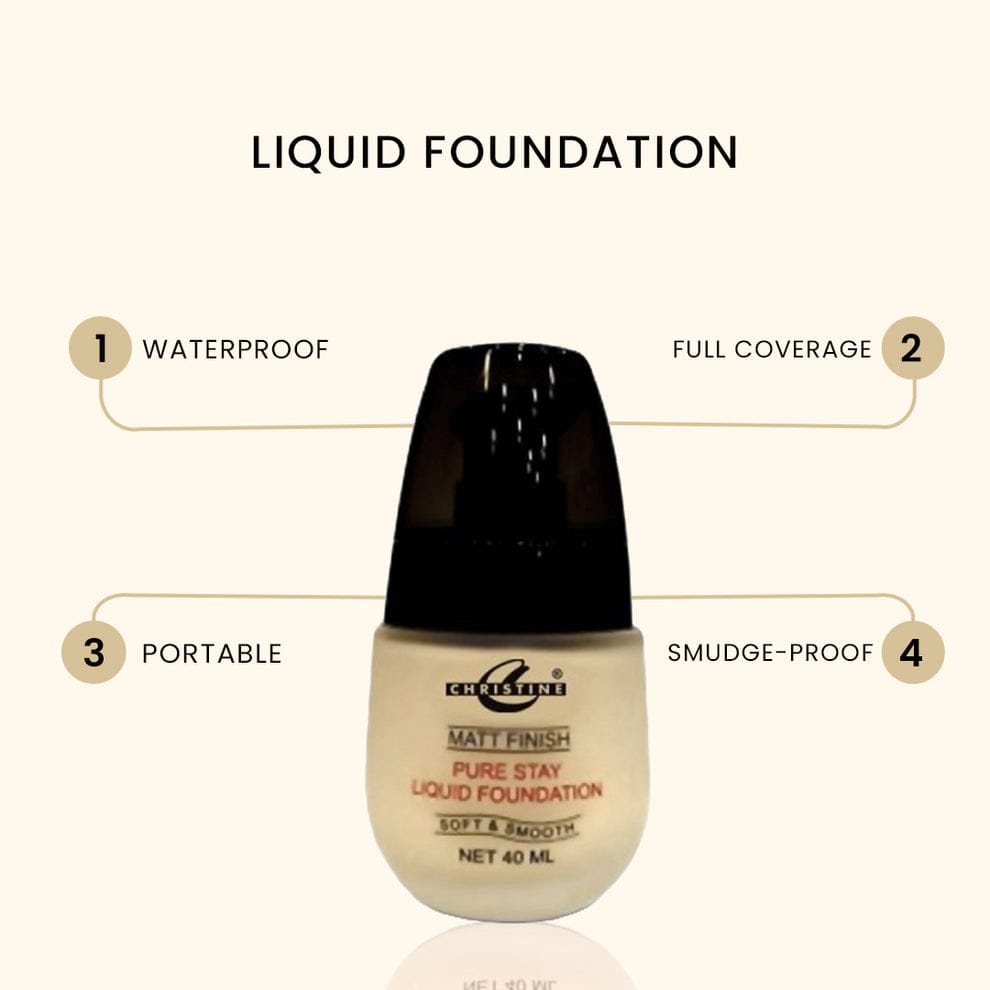 Christine Liquid Foundation – Flawless & Long-Lasting Coverage