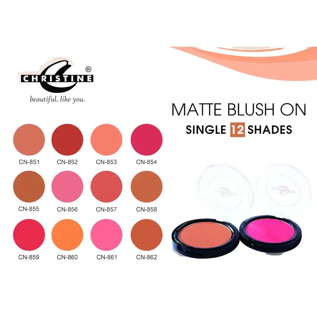 Christine Single Blush – Matte Finish