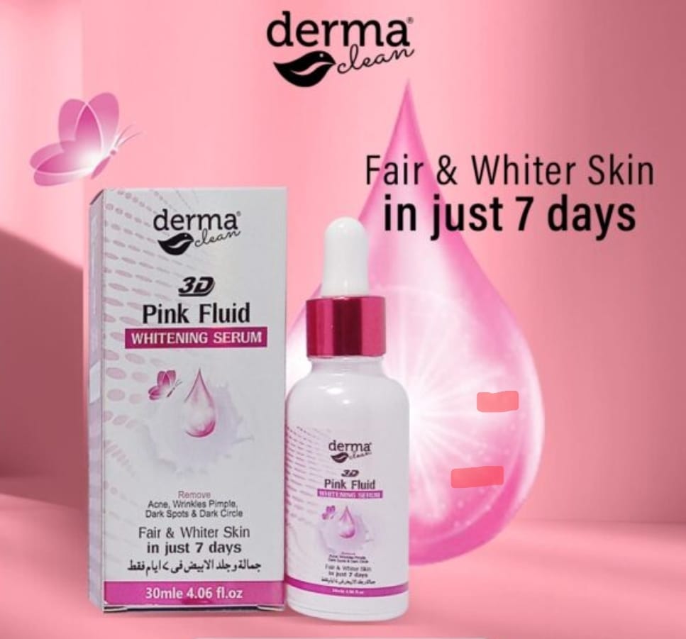 Derma Clean 3D Pink Fluid Whitening Serum