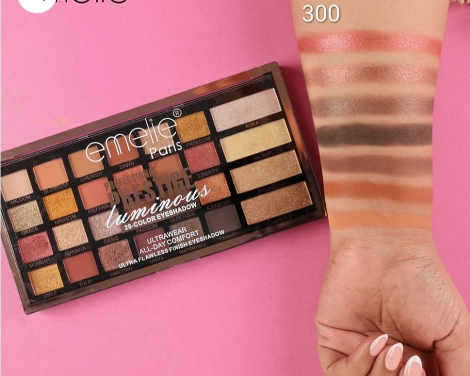 Emelie Paris Prestige Luminous 28 Color Eyeshadow Palette