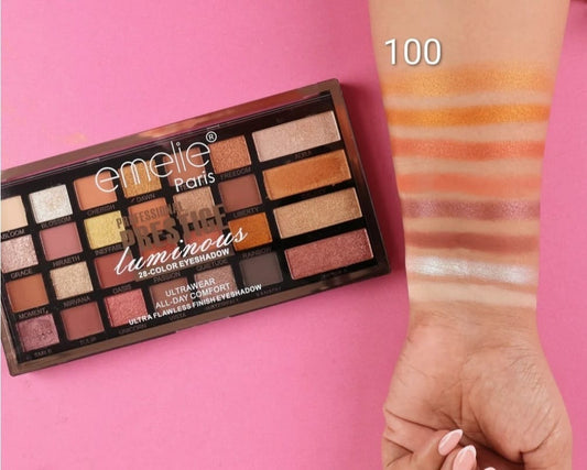 Emelie Paris Prestige Luminous 28 Color Eyeshadow Palette