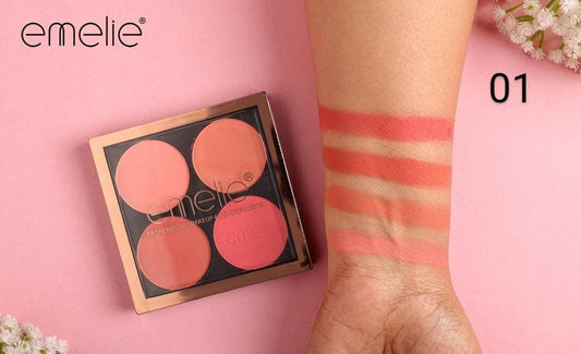 Emelie 4 Colors Blush Palette