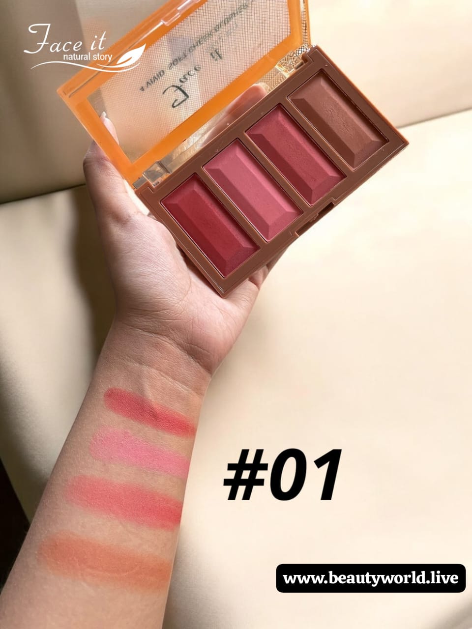 Face It Soft Cheek 4 Color Blush Kit