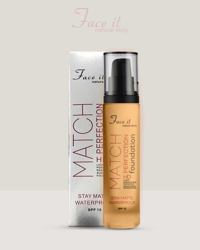 Face It Matte HD Perfection Foundation – Waterproof & Long-Lasting