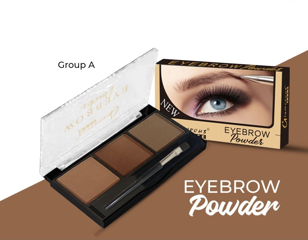 Glamorous Face 3-Color Eyebrow Powder