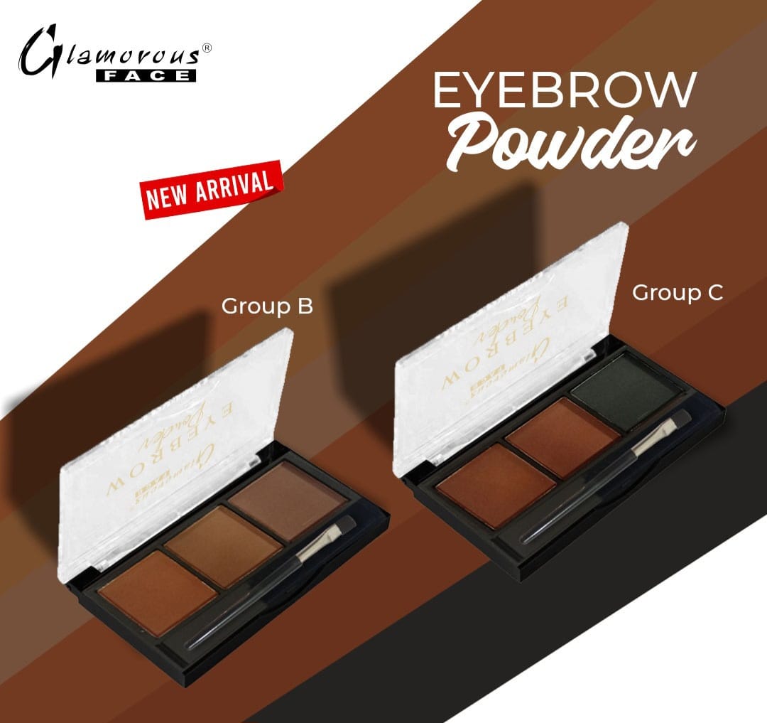 Glamorous Face 3-Color Eyebrow Powder