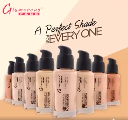 Glamorous Face HD Foundation – Full Coverage & Flawless Finish