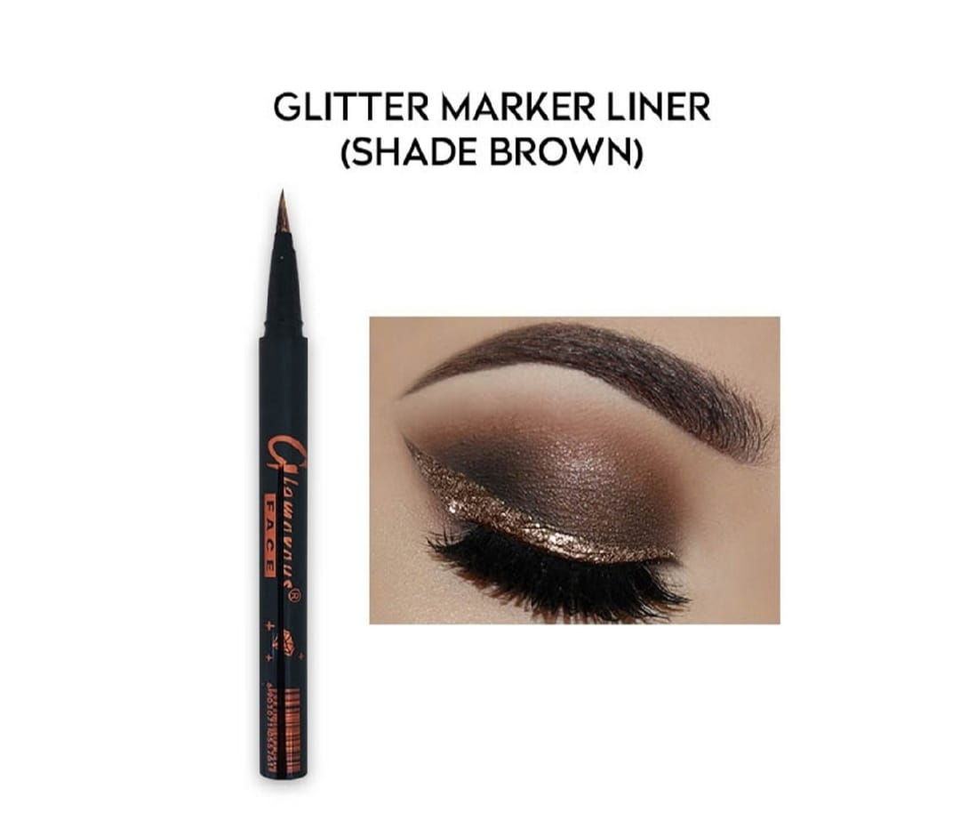Glamorous Face Glitter Marker Eyeliner – Sparkling & Waterproof