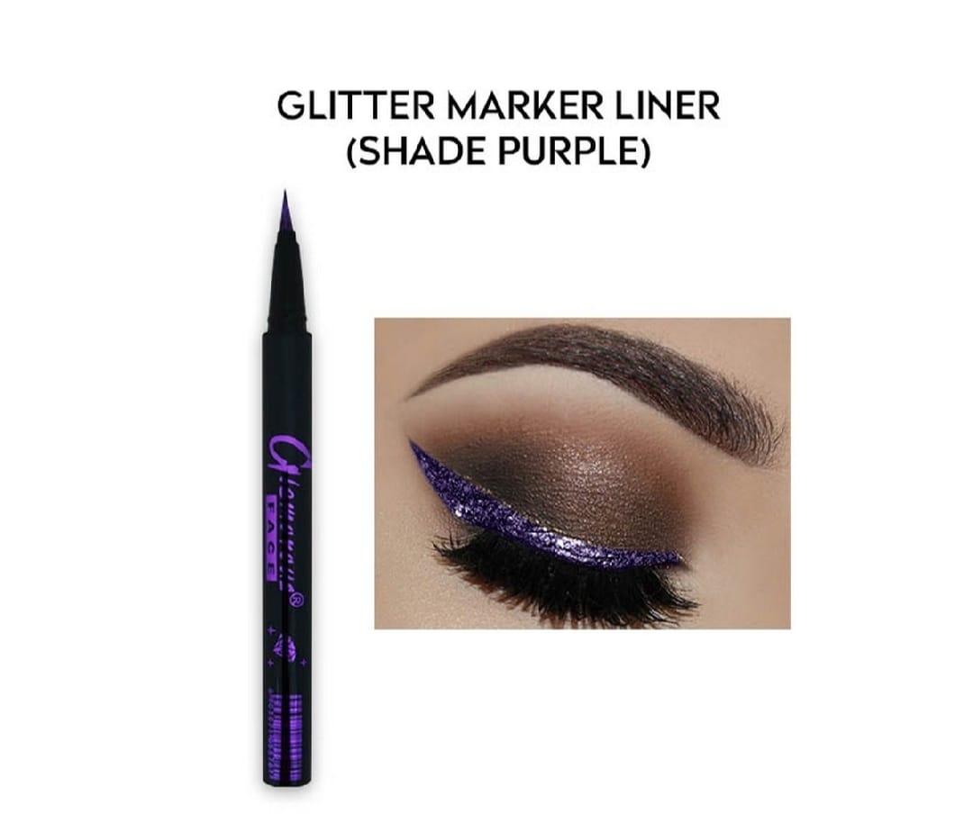 Glamorous Face Glitter Marker Eyeliner – Sparkling & Waterproof