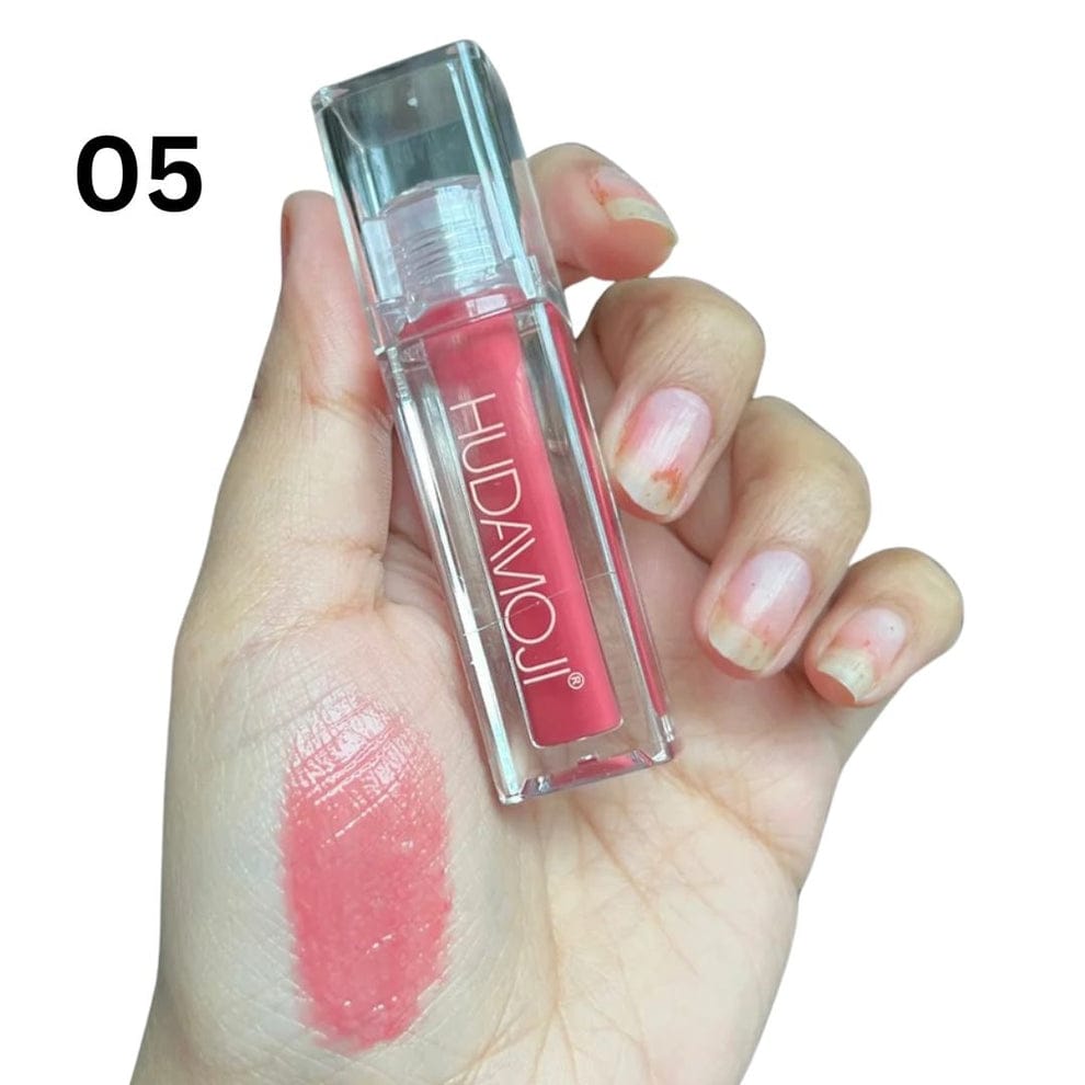 Huda Moji Lip Gloss – Shiny Finish & Color Boost