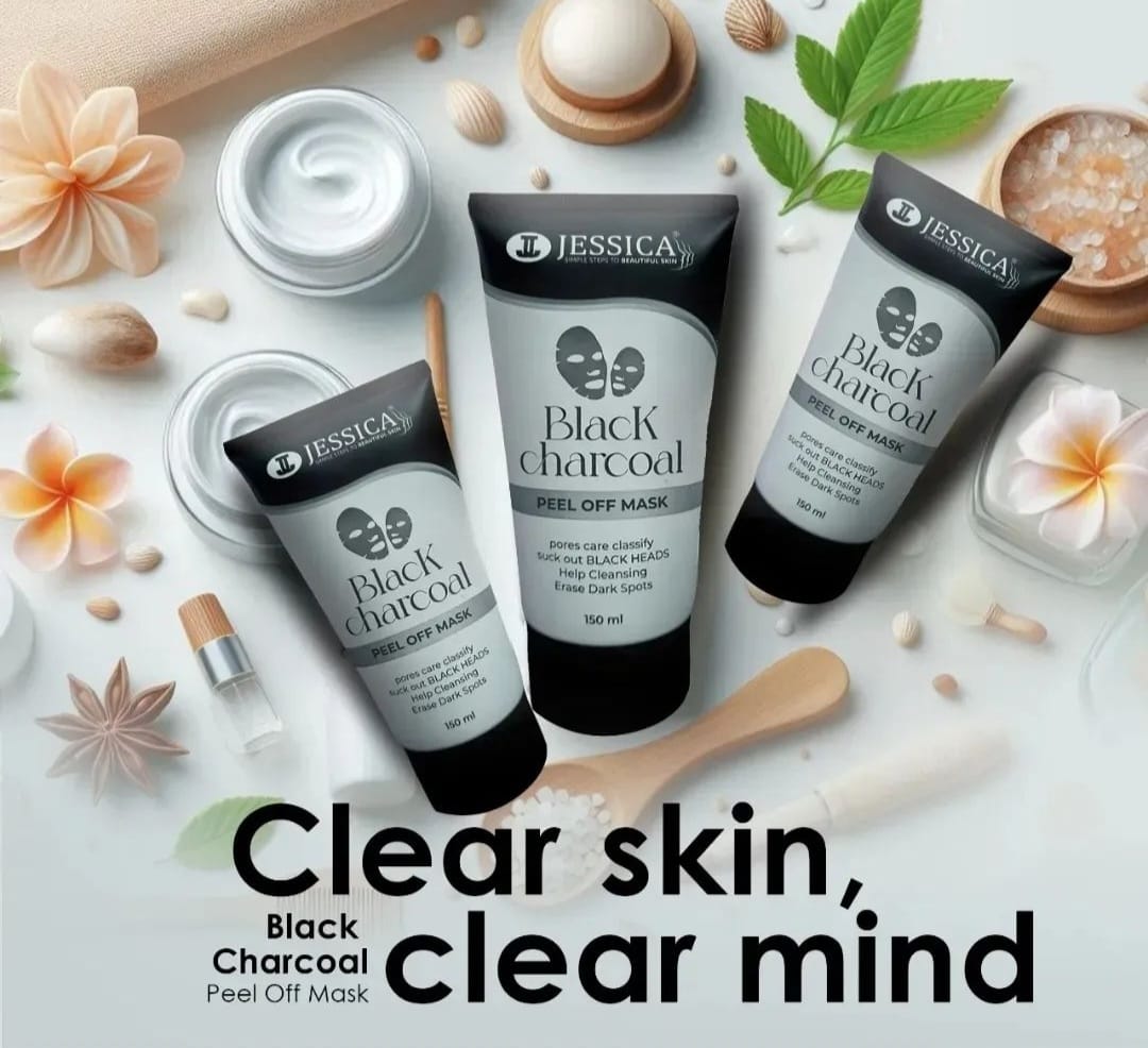Jessica Black Charcoal Peel Off Mask