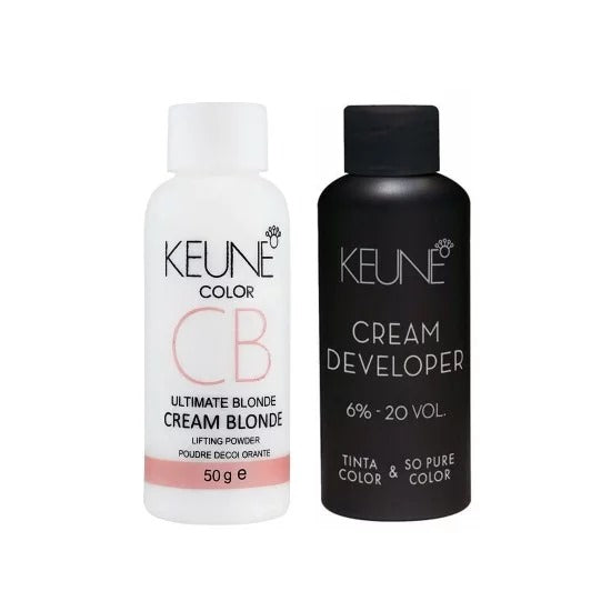 Keune Ultimate Blond Creme Blonde & Developer Set