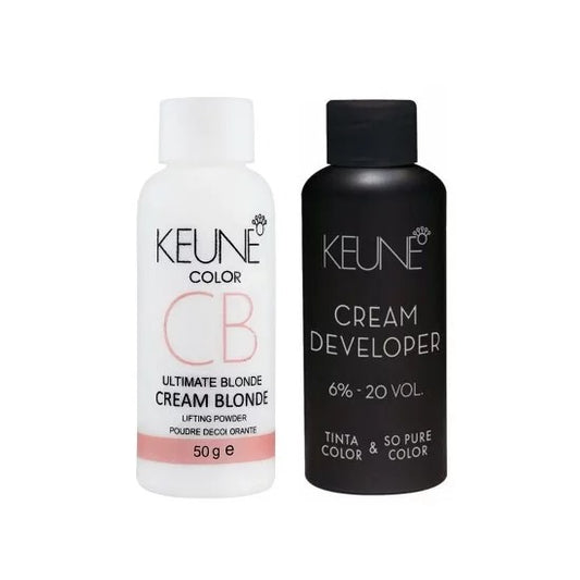 Keune Ultimate Blond Creme Blonde & Developer Set