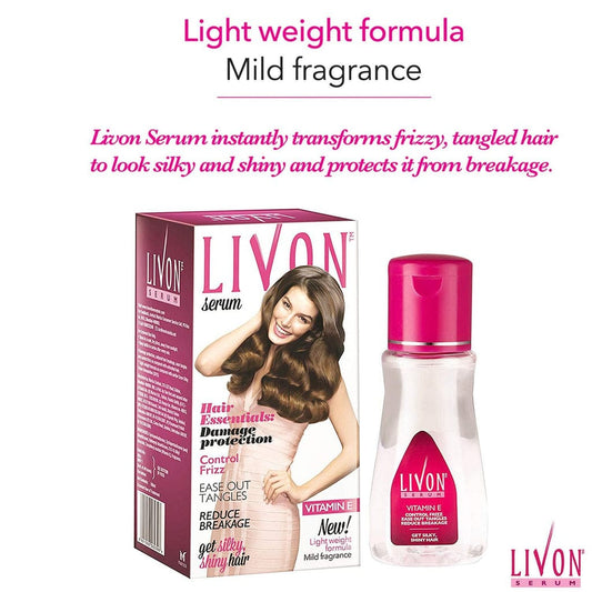 Livon Hair Serum with Vitamin E