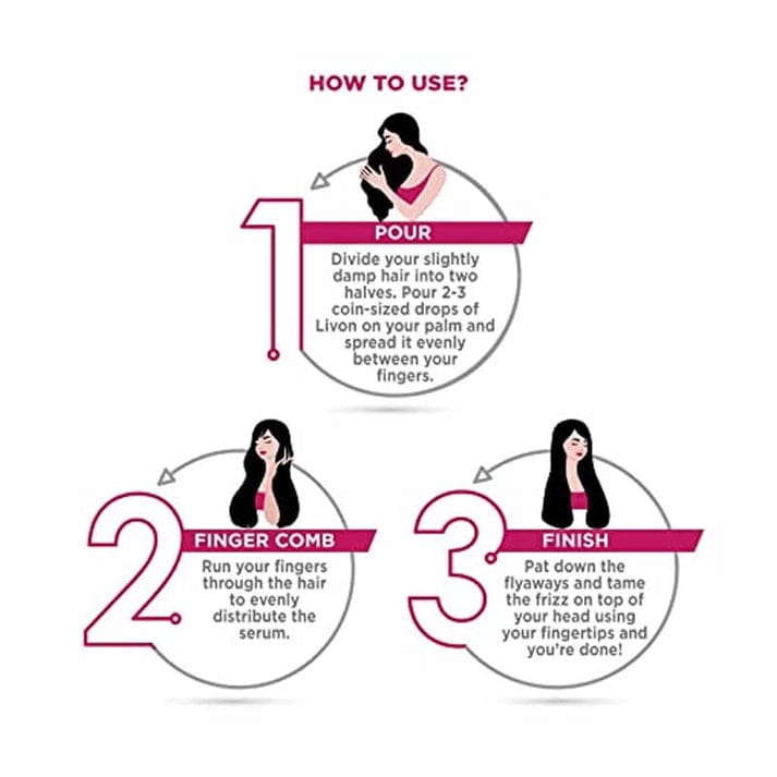 Livon Hair Serum with Vitamin E