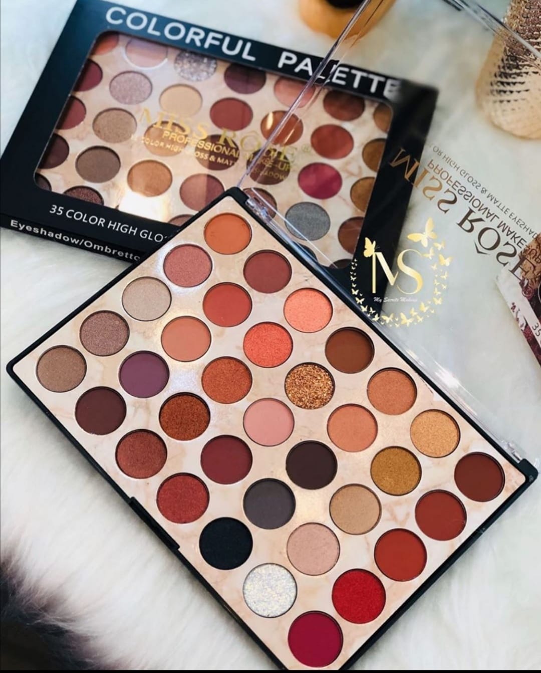 Miss Rose 35-Color Eyeshadow Palette