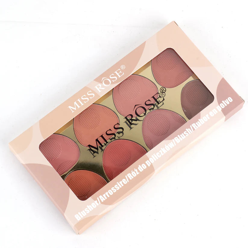 Miss Rose 8 Color Blush Kit