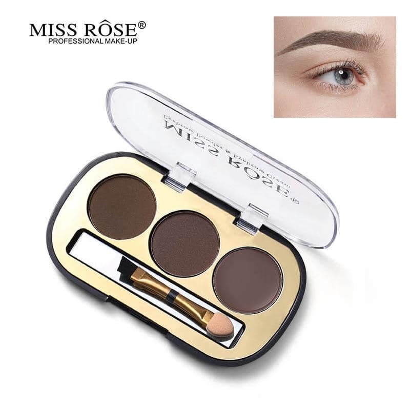 Miss Rose 3 Color Eyebrow Powder Palette