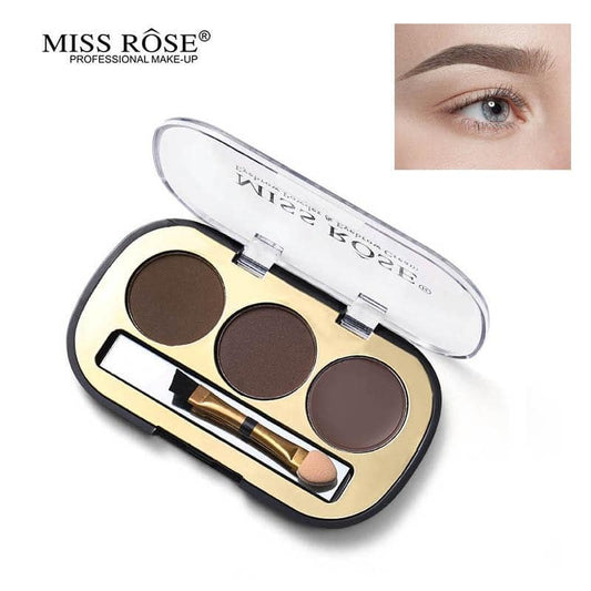 Miss Rose 3 Color Eyebrow Powder Palette