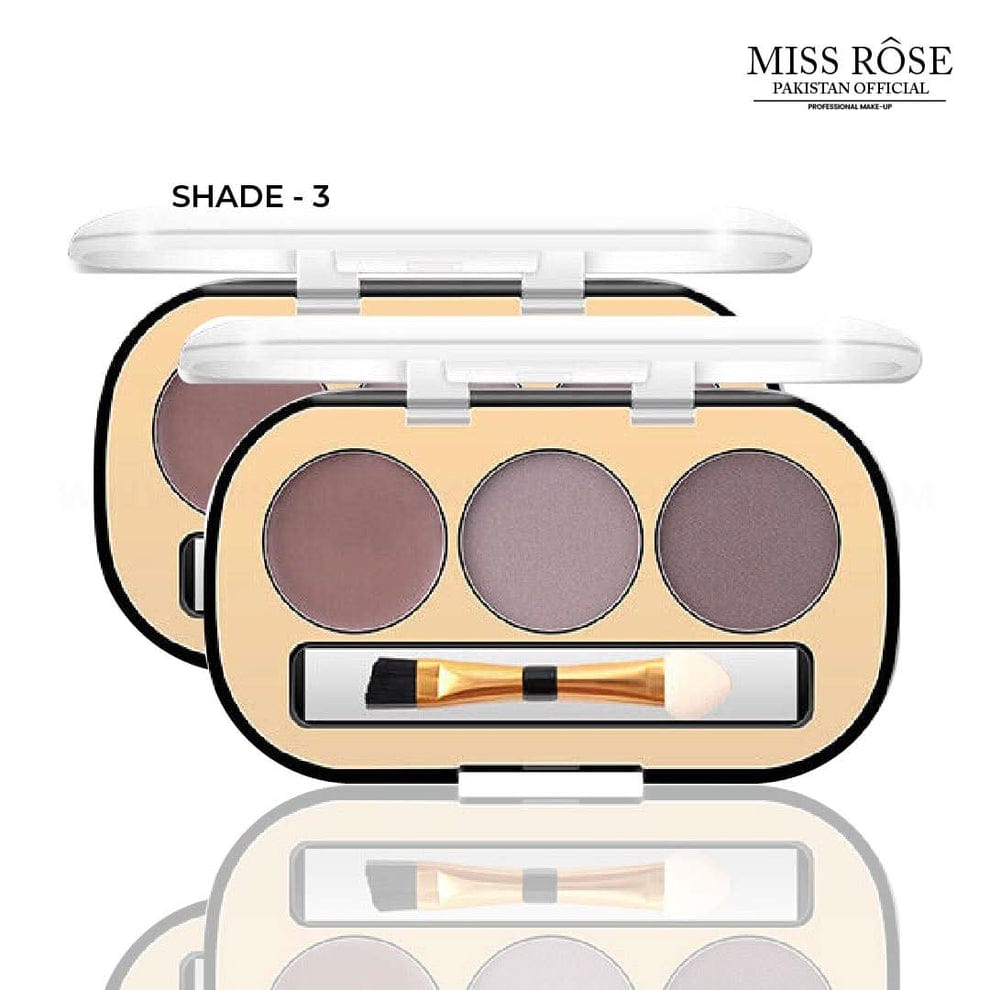 Miss Rose 3 Color Eyebrow Powder Palette