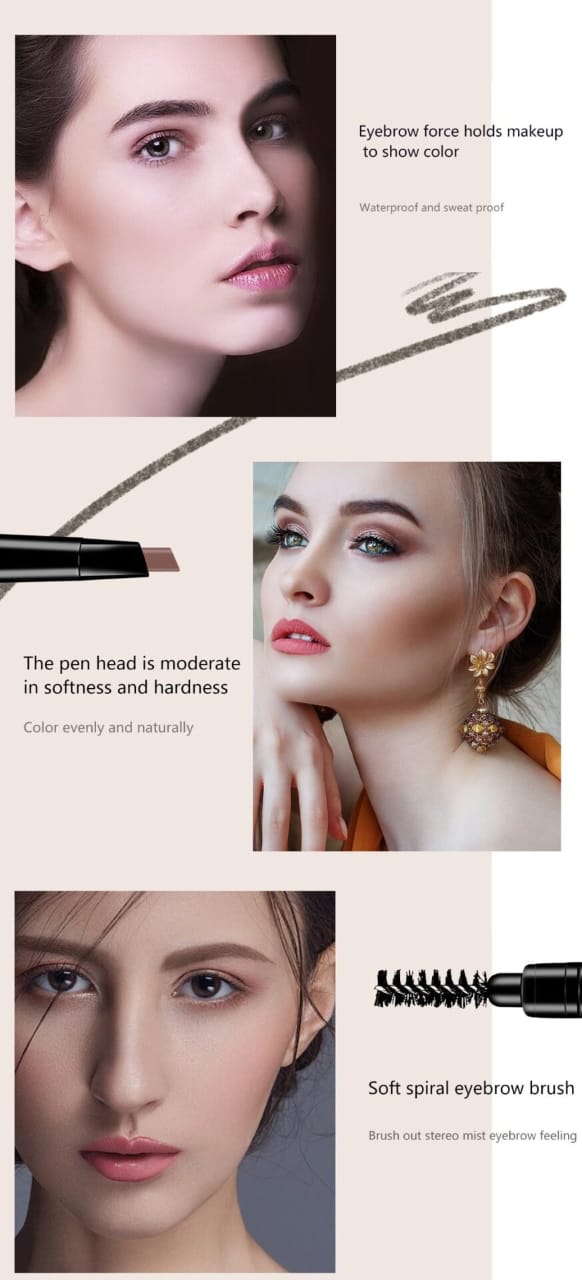 Miss Rose Eyebrow Pencil with Brush