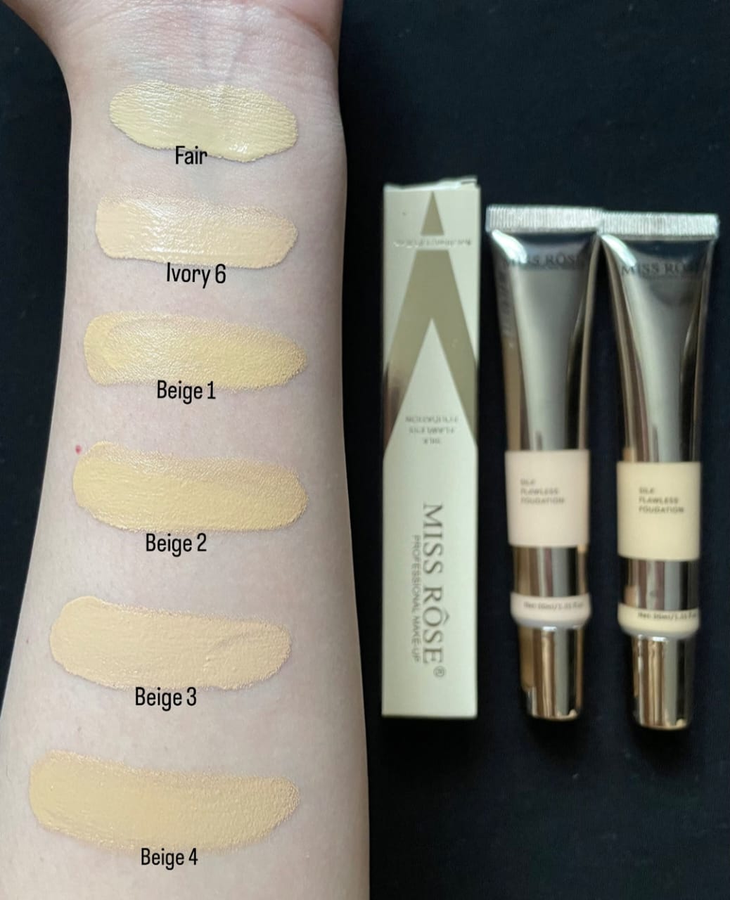 Miss Rose Silk Flawless Foundation – Smooth & Radiant Finish