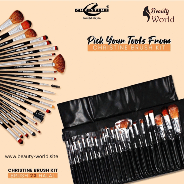 Christine 23-Piece Halal Makeup Brush Set